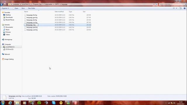 How to change dirt 2 language from russian to english voice tut