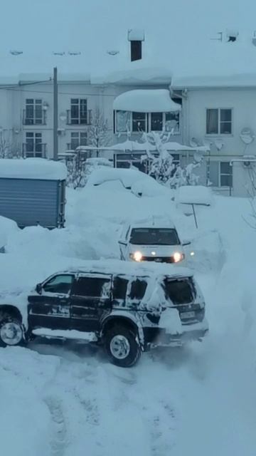 Зима во дворе.