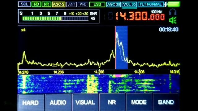 THE MARITIME MOBILE SERVICE NET ON MALACHITE  DSP SDR RECEIVER 6-27-2021