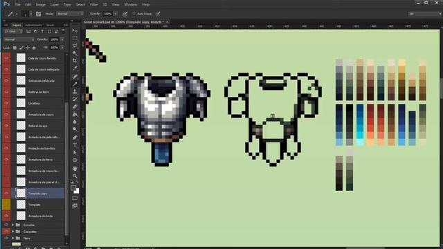 Speed Pixel Art - Armor