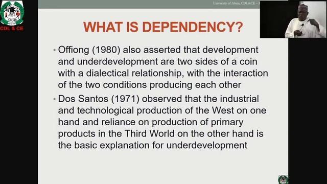 POS 306 Concept Of Dependency