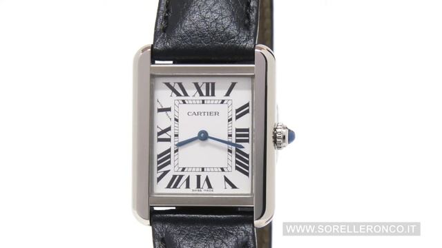 CARTIER Tank Solo Quartz White Roman | Ref. WSTA0030