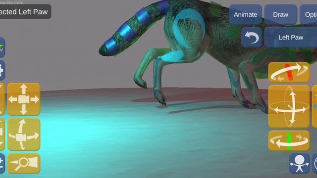 3D волк.