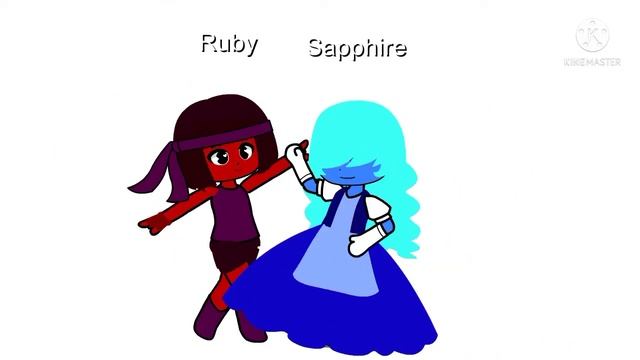 Ruby and sapphire fuse • Gacha club Steven Universe •