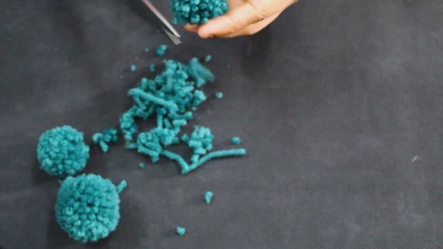 Pompom hair clip | How to make | Bunny Shape | #DIY | R Square Creativity |