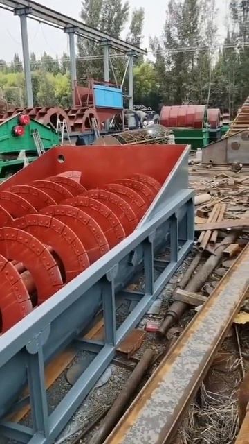 Rock River Stone Silica Double Spiral Sand Washing Machine Equipment Price Screw Sand Washer