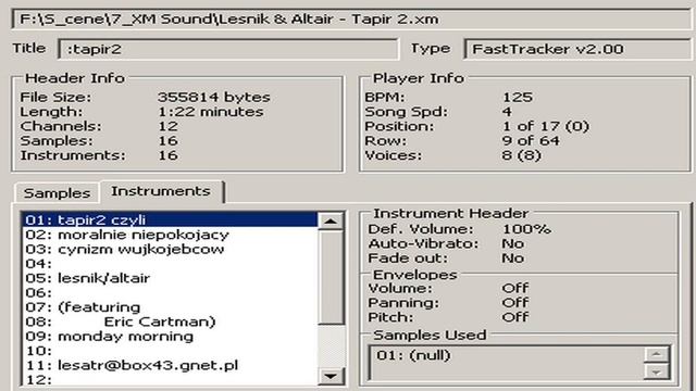 355 814 _ Lesnik & Altair - Tapir 2.xm