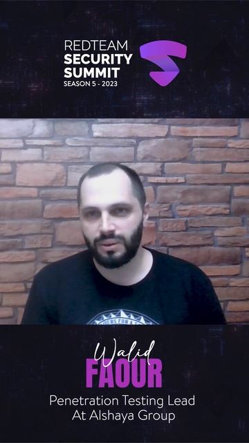 Wait for the eye-opening insights of cybersecurity | Walid Faour | RedTeam Security Summit