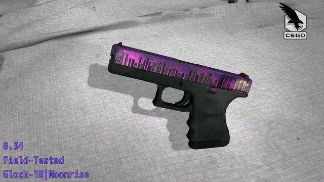 Glock 18  Moonrise Wear/Float