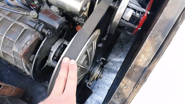 Обзор самодельного снегохода  ,, чижик"
