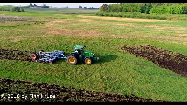 🎞 John Deere 6210R - LEMKEN Smaragd 9 /by finn kruse