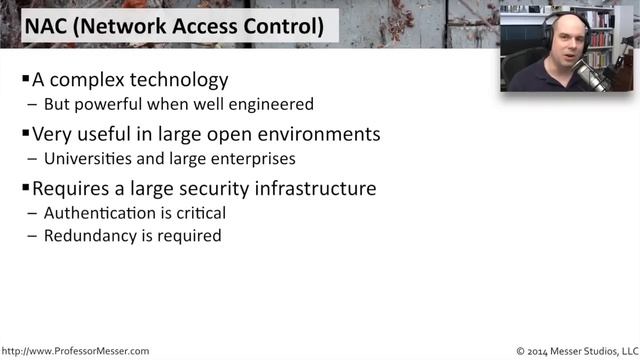 Network Access Control - CompTIA Security+ SY0-401: 1.3