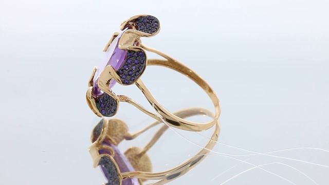 Кольцо из золота арт. кл1772-3ск-си