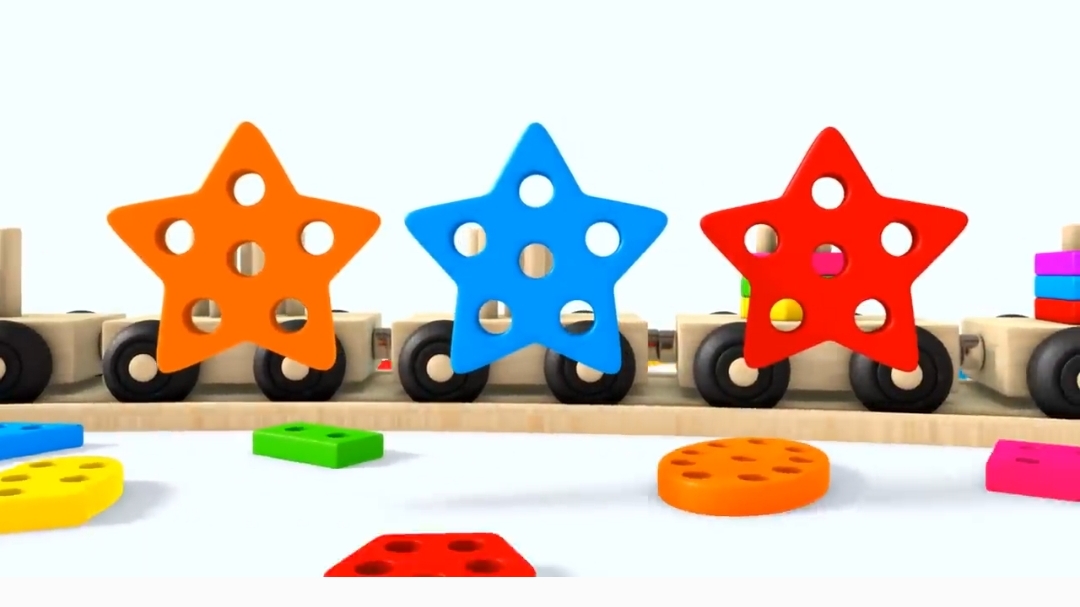 📹 Colors with Preschool Toy Train and Color Balls - Shapes & Colors Collection for Children