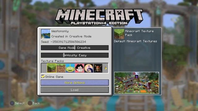 How to use host options minecraft ps4