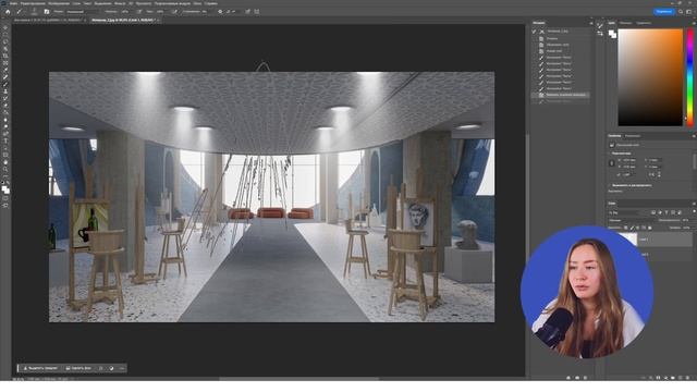 11. Загрузка кистей в Photoshop. Инструмент "Ластик"