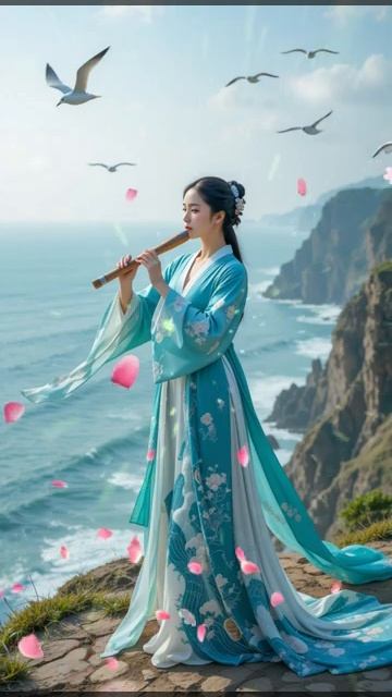 Beautiful Chinese Girl Playing the Pipa & Classical Instruments _ Mesmerizing Tr