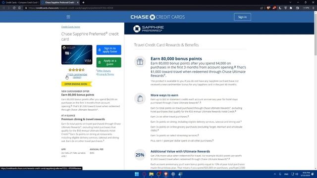 How To Order Your Chase Sapphire Preferred Credit 2024! (Full Tutorial)