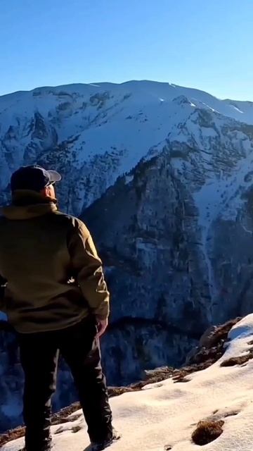 Адыгея,сольный поход зимой с ночевкой