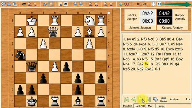 Karpov Anatoly And Juhnke Juergen 1969   0 1    A89