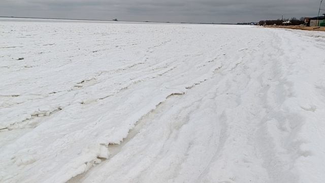 Провалился под лёд на Азовском море 23 февраля 2025 или Ледяной апокалипсис😱