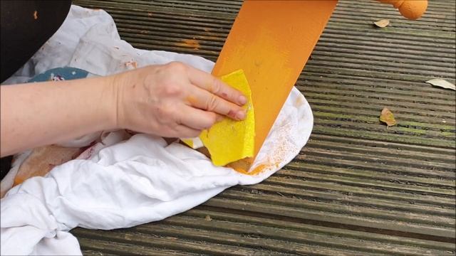 How to Paint Leather and Wood Furniture with Chalk Paint Barcelona Orange and Burgundy-  (2019)