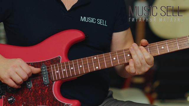 ЭЛЕКТРОГИТАРА SQOE КРАСНЫЙ СТРАТОКАСТЕР S-S-H - MUSIC SELL