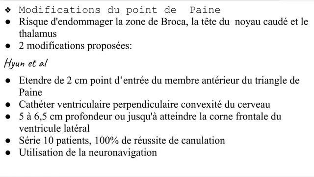 POINTS CRANIOMETRIQUES