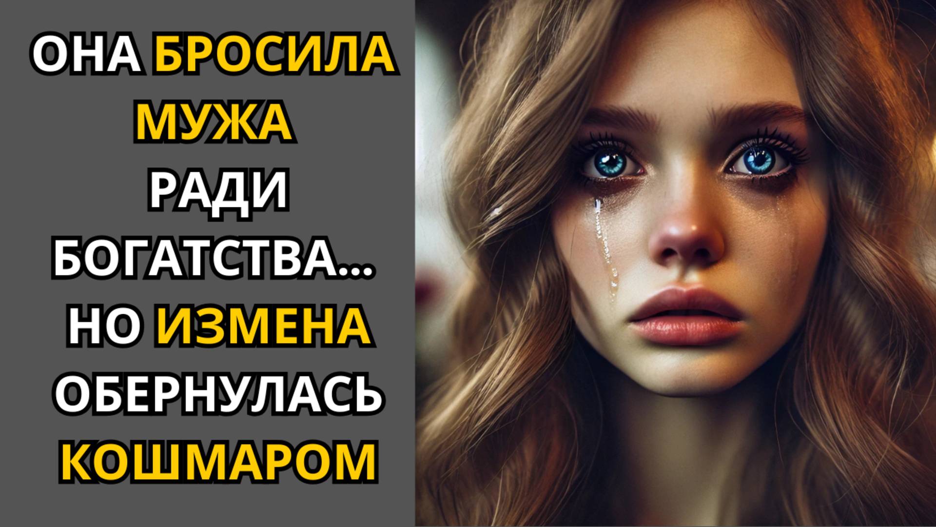 ОНА бросила МУЖА ради БОГАТСТВА… но когда узнала ПРАВДУ, было уже поздно!