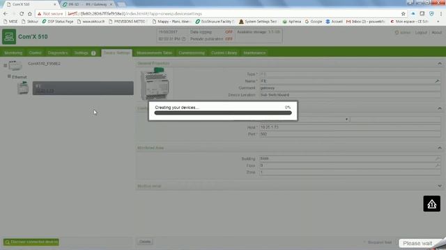 How to configure Com'X to connect to ethernet networks