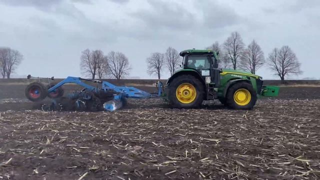 John Deere 8R 410, John Deere 8345R, John Deere 8430, LEMKEN Rubin 10, LOZOVA ЗПГШ-21 ЛАРИ-21