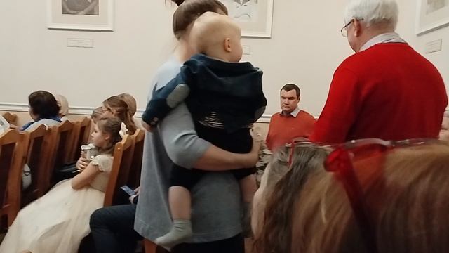Перед началом концерта.