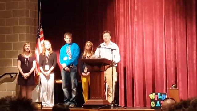 Sadie Yoder 8th Grade award ceremony