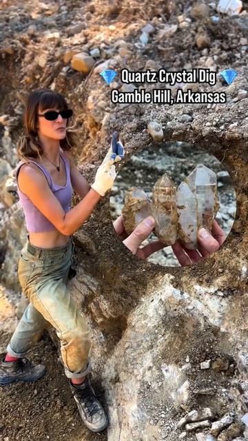 На три вещи можно смотреть бесконечно: на огонь, воду и как находят кристаллы💎