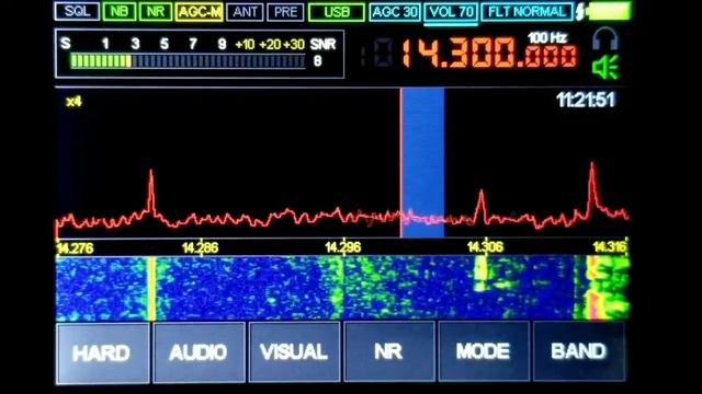 THE MARITIME MOBILE SERVICE NET ON MALACHITE DSP SDR RECEIVER 4-19-2021