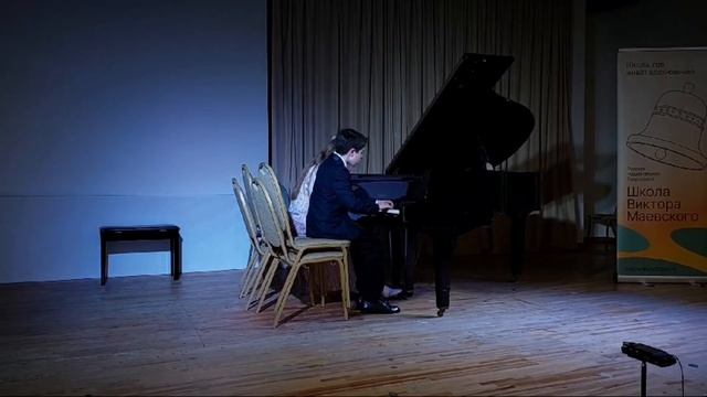 M.Glinka Impromptu in the form of a gallop in 4 hands – David Krikheli, Sofia Abramova