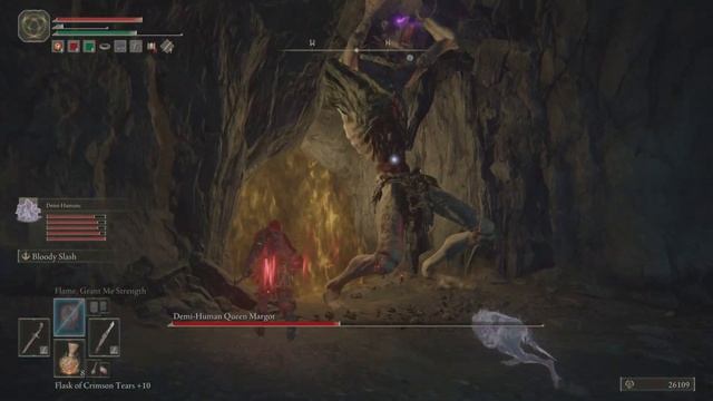 ELDEN RING RL1 run. Demi-Human Queen, Margot enemy for Jar Cannon