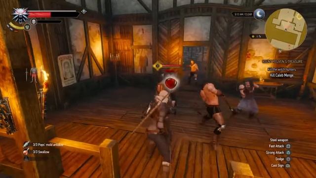 The Witcher 3 slaying menge and his whoresons!