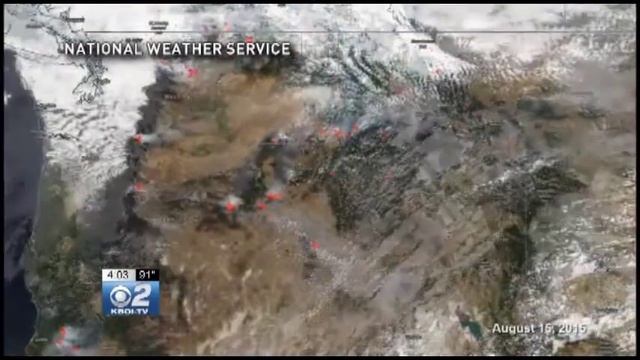 National Weather Service Gives Birds Eye View of NW Smoke