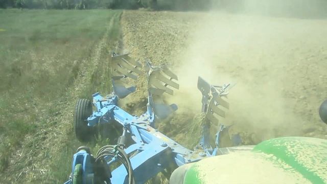 Aratura con John Deere 7230R e trivomere Lemken Vari-Opal 9 -Full HD-