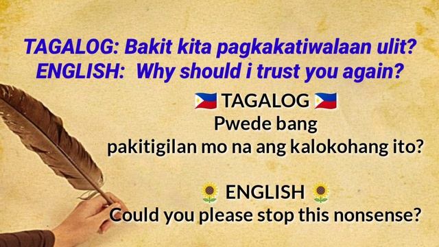 TAGALOG EXPRESSION  WHEN ANGRY ( English Tagalog Translation) Phrases to use when you're Angry
