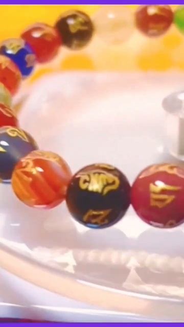 Crystel Stone Bracelet 7 Chakra Meditation and Natural Healing Om Padma Hum Crystel.