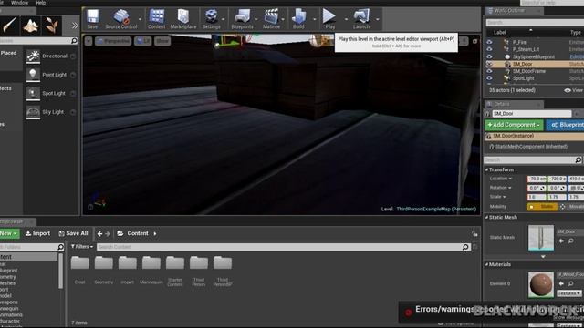 Unreal Engine 4 Tutorials picking up objects Собирание предметов