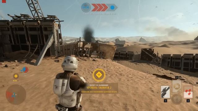 STAR WARS Battlefront "Битва за Джакку" sapphire tri-x r9 390x (ultra 100,121,131%)