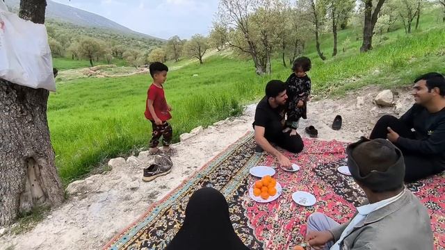 A very beautiful and heartwarming day in heaven: Mojtabi and Zahra in their unique peace