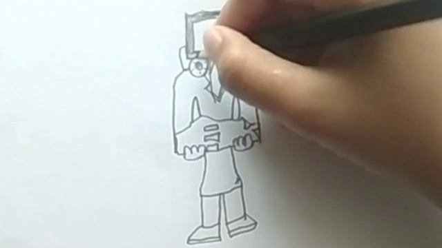 how to draw titan camera man from skibidi toilet | scientist camera man