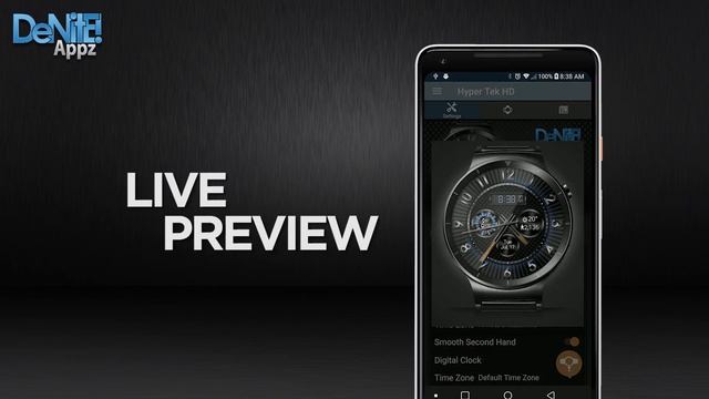 Hyper Tek HD Watch Face, Widget & Live Wallpaper
