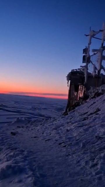 Закат с вершины горы Бештау