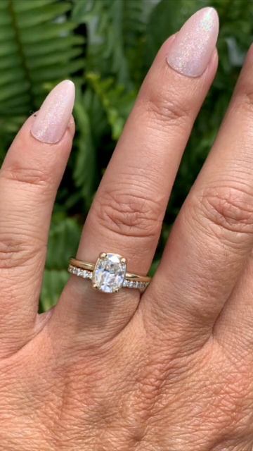 We have been on a beautiful Moissanite journey!