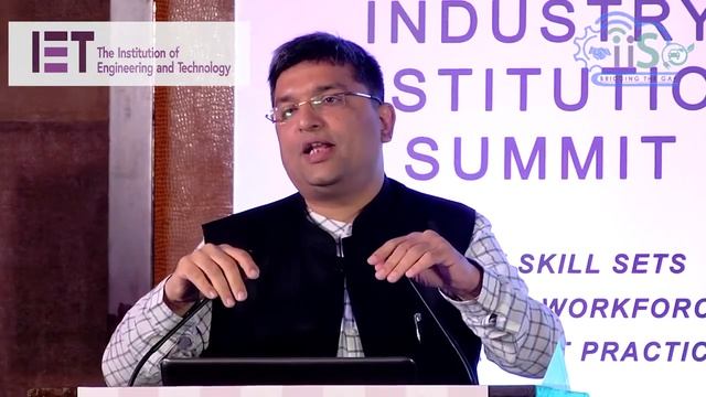 Dr Rishi Mohan Bhatnagar, Chairman, IET India IoT Panel, Speech, IIS 2018